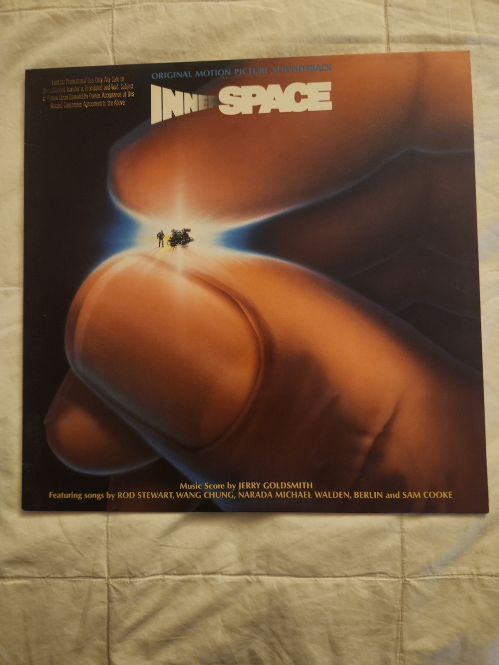 Inner Space Original Motion Picture Soundtrack Vinyl - DJ COPY NEVER PLAYED